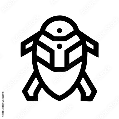 Futuristic helmet for gaming or science fiction