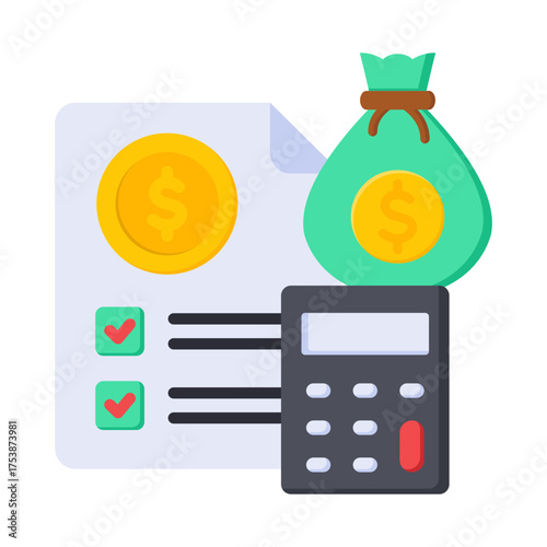 Budget Planning Icon Icon