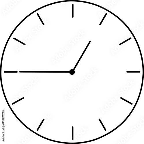 Minimalist Linear Clock Vector Design