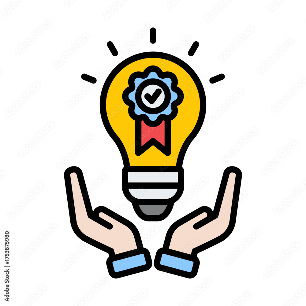 Fototapeta premium Intellectual Property Icon