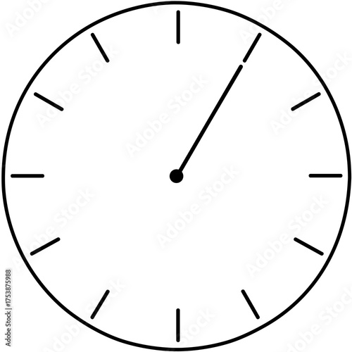 Minimalist Linear Clock Vector Design