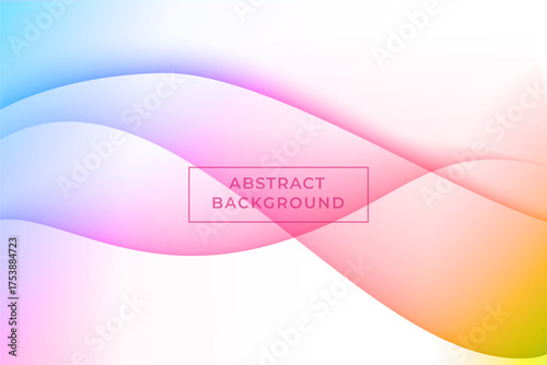Gradient Pink Purple Pastel Wave Background Design Template