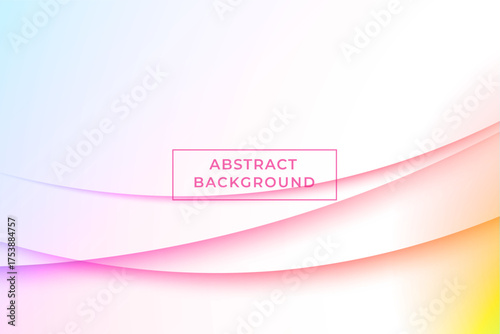 Gradient Pink Purple Pastel Wave Background Design Template
