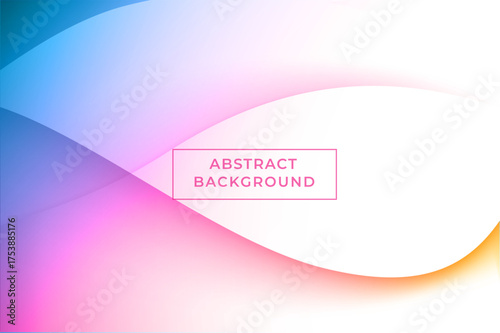 Gradient Pink Purple Pastel Wave Technology Background Design Template