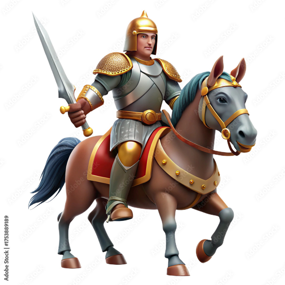 Fototapeta premium knight in armour