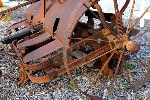 Rusty Farm Equipment Machinery