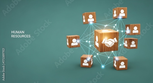 Connecting talent and opportunity with a handshake in modern business