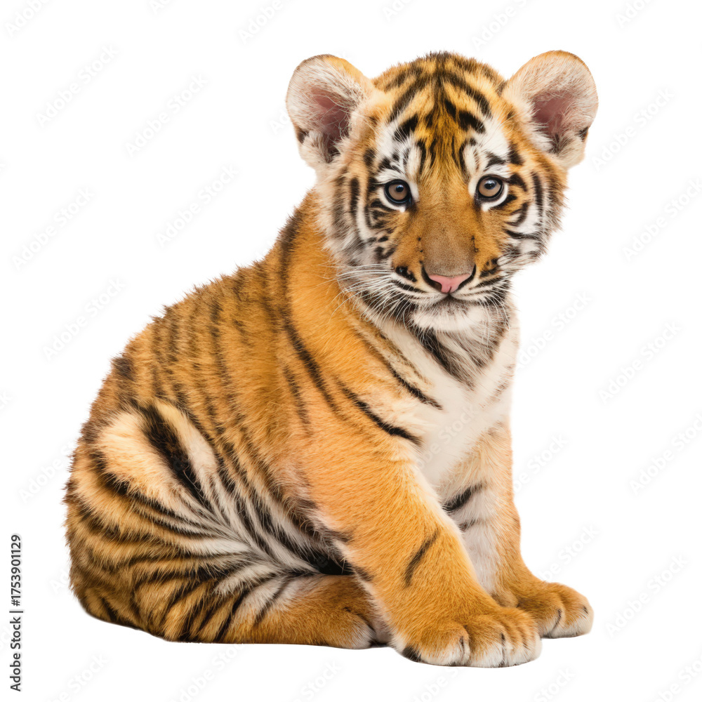 Obraz premium Tiger cub png tiger cub png baby png cat png wildlife png predator png animal png transparent