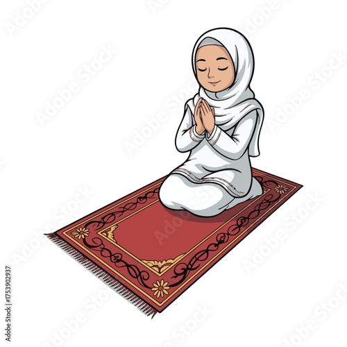 arab woman in a white shirt