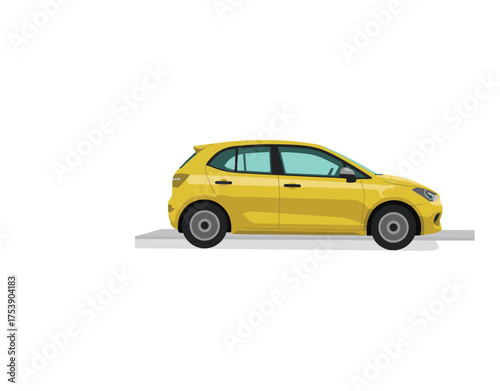 toy car isolated on white