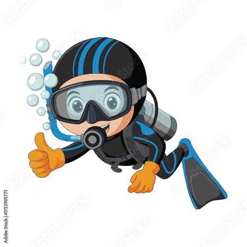 scuba diving mask and snorkel
