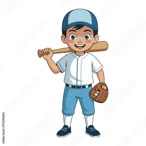 boy with baseball bat