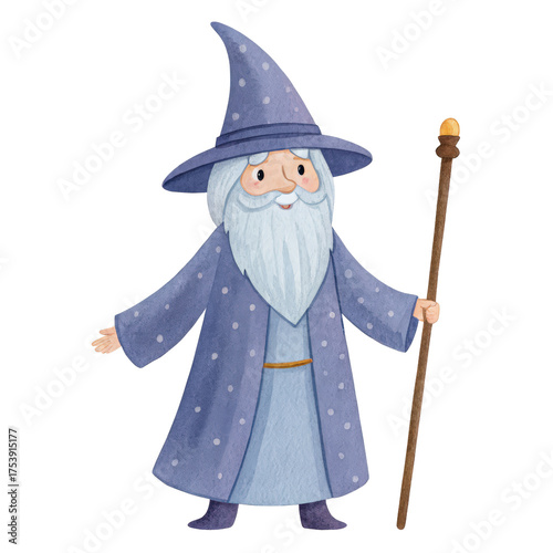 Watercolor wizzard png watercolor png wizard png magic png fantasy png illustration png transparent background