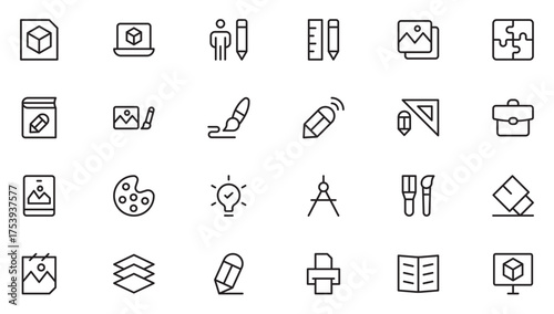 Line icon set 02