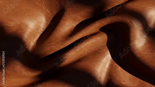 Abstract Brown Leather Texture Abstract Background