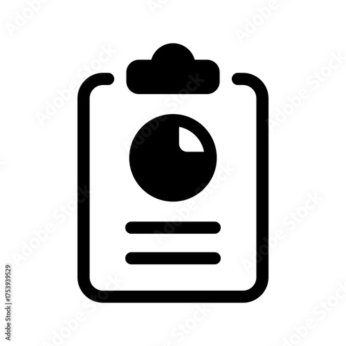 Report Icon Vector Symbol Design Illustration