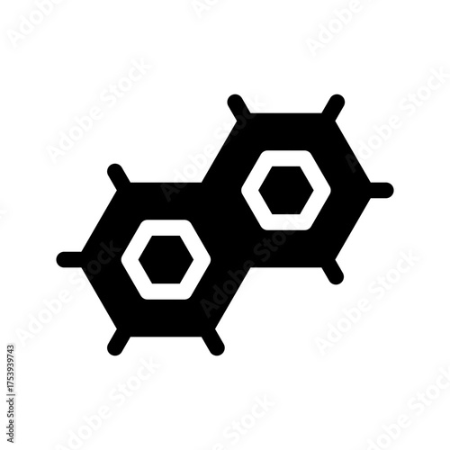 Bacteria Icon Vector Symbol Design Illustration