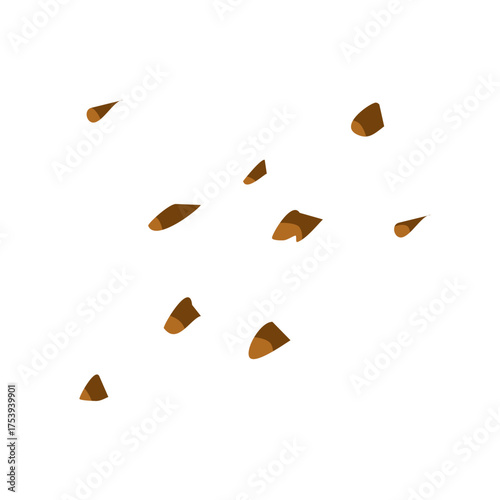 Chocolate cookie crumb