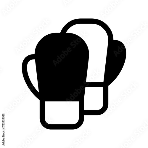 Boxing Glove Icon Vector Symbol Design Illustration