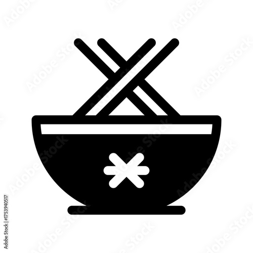 Bowl Icon Vector Symbol Design Illustration