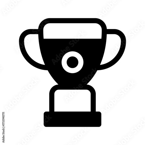 Trophy Icon Vector Symbol Design Illustration