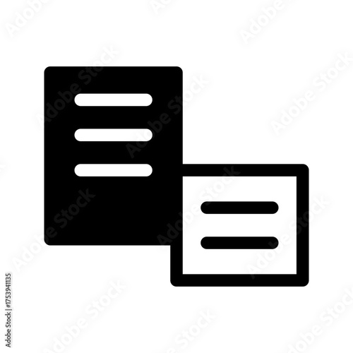 Context Menu Icon Vector Symbol Design Illustration
