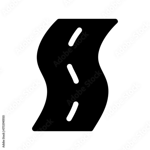 Road Icon Vector Symbol Design Illustration
