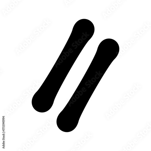 Cotton Swab Icon Vector Symbol Design Illustration