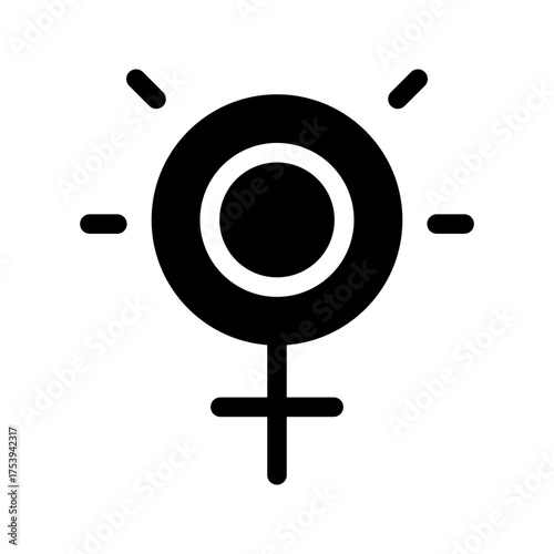 Female Icon Vector Symbol Design Illustration