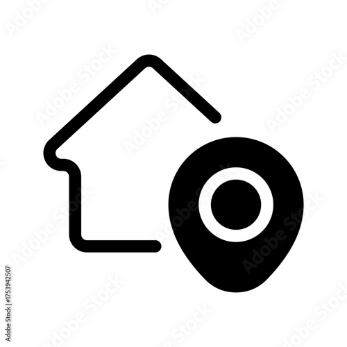 Home Icon Vector Symbol Design Illustration