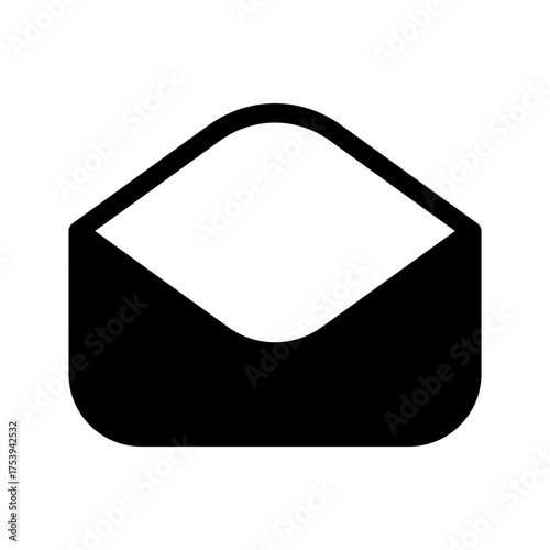 Open Mail Icon Vector Symbol Design Illustration