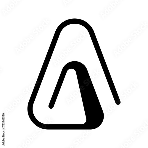 Paper Clip Icon Vector Symbol Design Illustration
