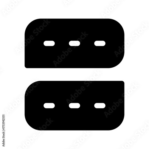Tread Message Icon Vector Symbol Design Illustration