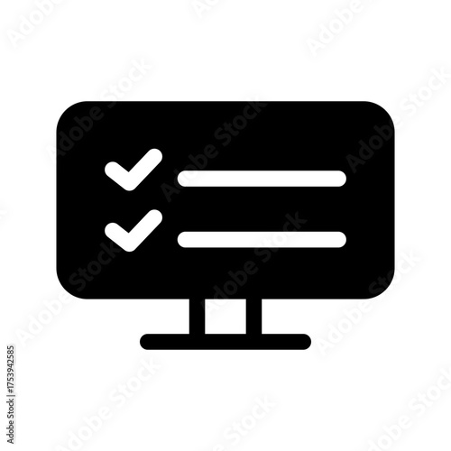 Survey Icon Vector Symbol Design Illustration