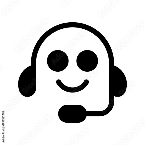 Customer Service Icon Vector Symbol Design Illustration