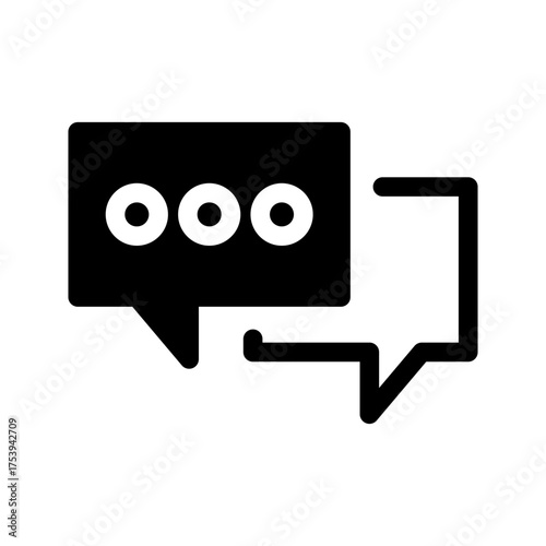 Message Icon Vector Symbol Design Illustration