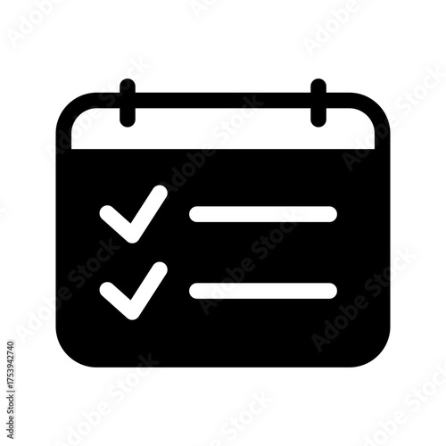 Calendar Icon Vector Symbol Design Illustration