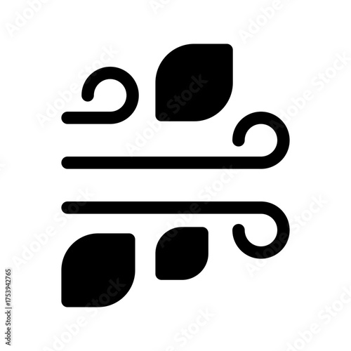 Wind Icon Vector Symbol Design Illustration
