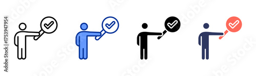 Auditor icon sheet multiple style collection