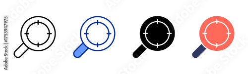 Inspection icon sheet multiple style collection