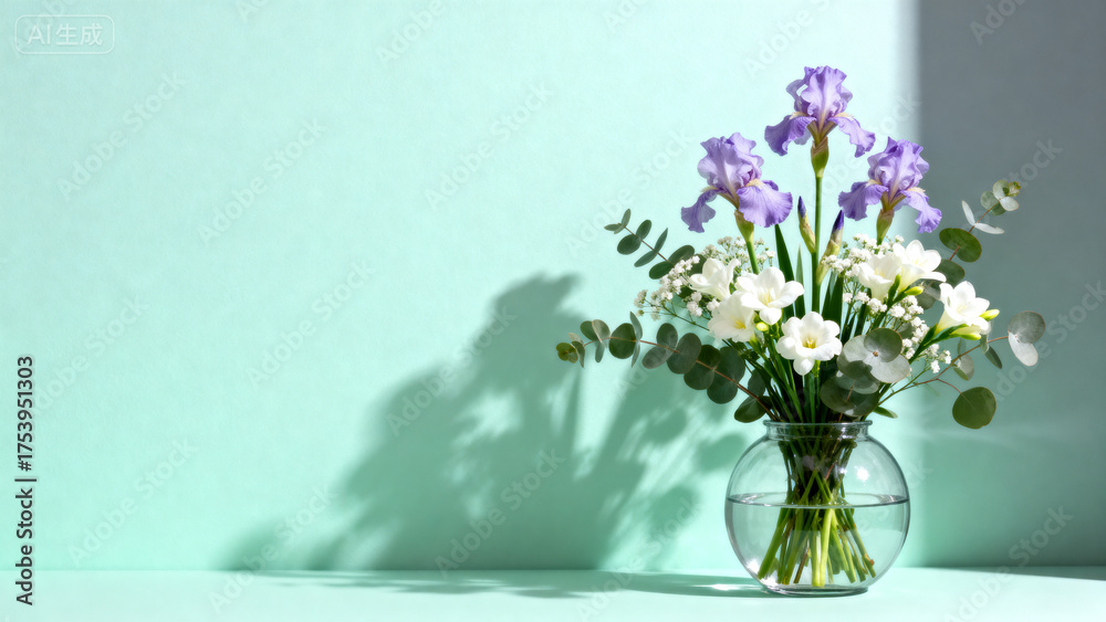 Fototapeta premium flower, vase, bouquet, flowers, nature, plant, blossom, spring