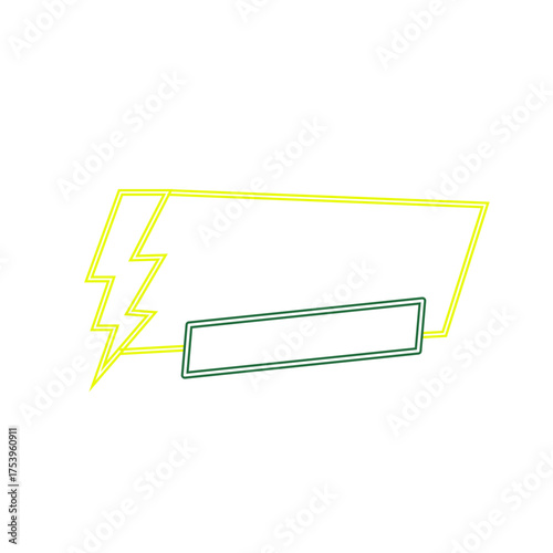 Neon Flash Sale Frame Banner