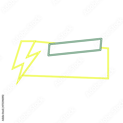 Neon Flash Sale Frame Banner