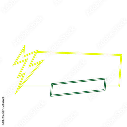 Neon Flash Sale Frame Banner