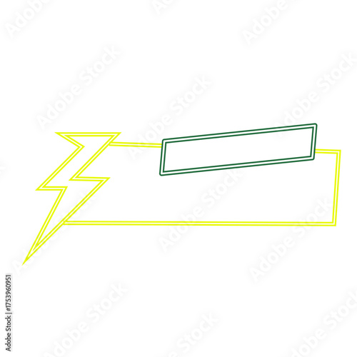 Neon Flash Sale Frame Banner