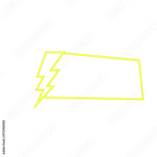 Neon Flash Sale Frame Banner