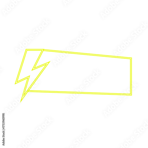 Neon Flash Sale Frame Banner