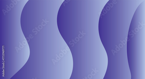 Abstract blue waves and curves creating a smooth flowing background.