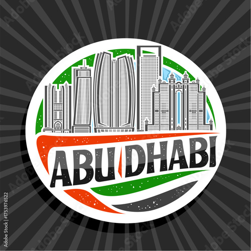 Vector logo for Abu Dhabi