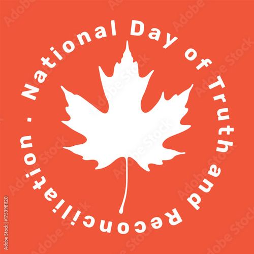 Every Child Matters Logo banner. National Day of Truth and Reconciliation background